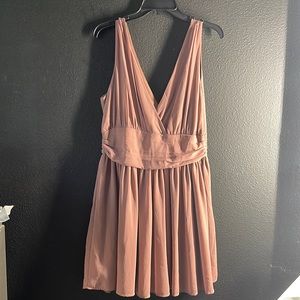 Blush colored dress